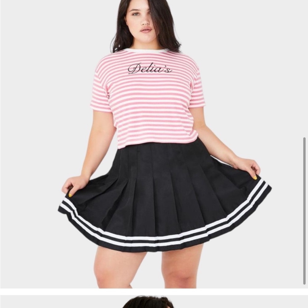Delia’s Pleated Skater Skirt